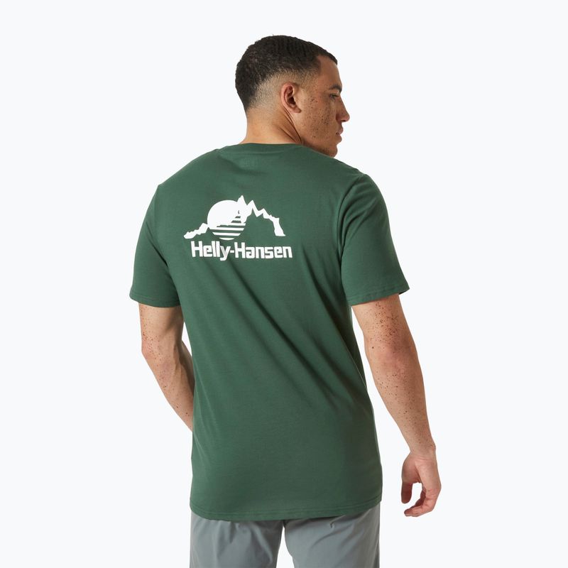Shirt Herren Helly Hansen Nord Graphic jungle green 2