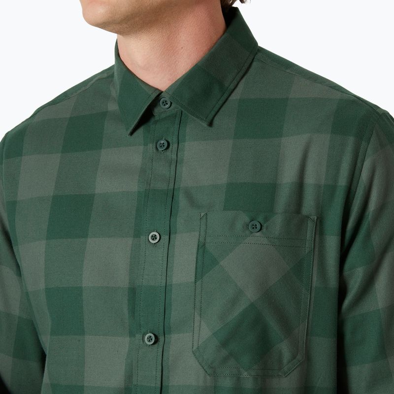 Hemd Herren Helly Hansen Aker Flannel LS jungle green buffalo plaid 3