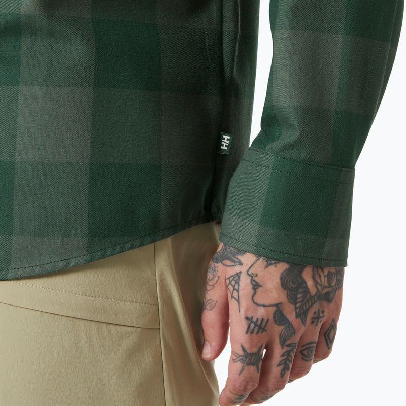 Hemd Herren Helly Hansen Aker Flannel LS jungle green buffalo plaid 4
