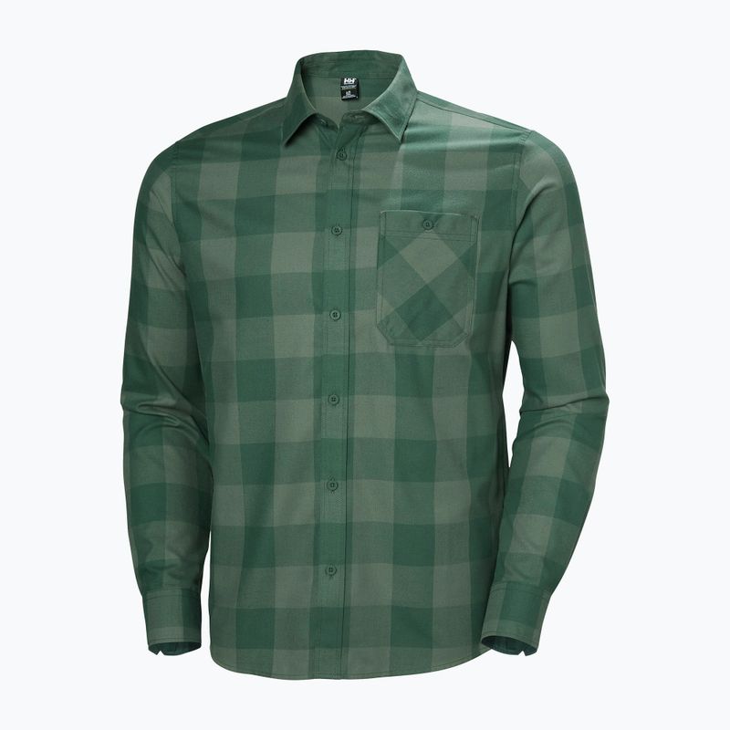 Hemd Herren Helly Hansen Aker Flannel LS jungle green buffalo plaid 5