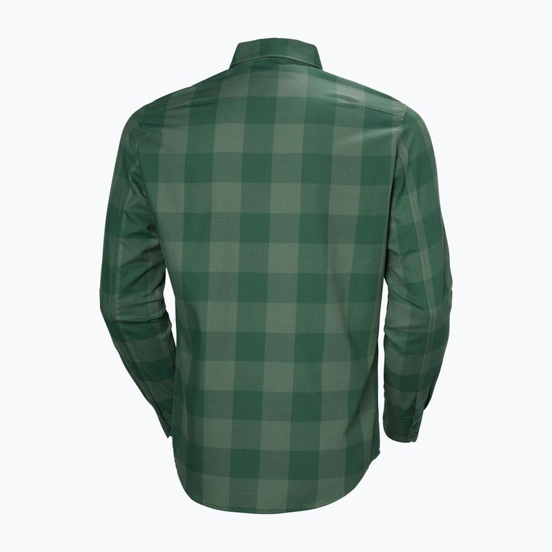 Hemd Herren Helly Hansen Aker Flannel LS jungle green buffalo plaid 6