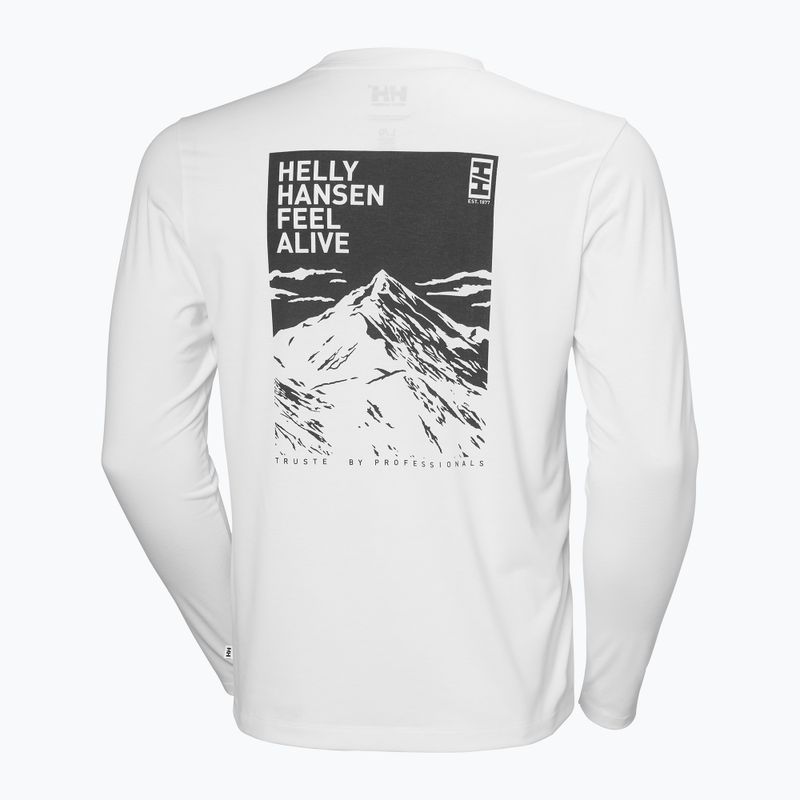 Herren Helly Hansen Skog Graphic Longsleeve weiß 6