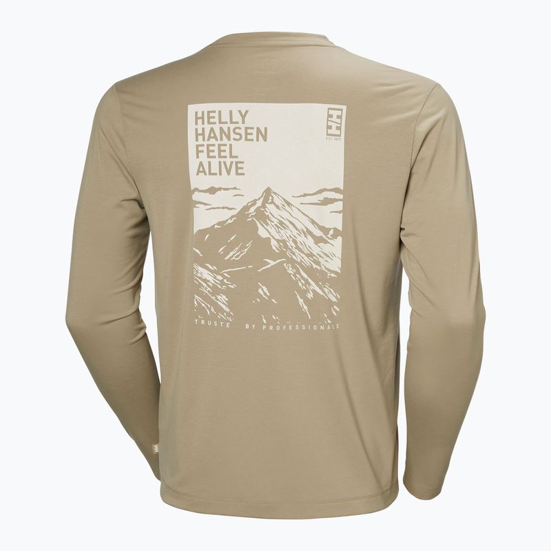 Herren Helly Hansen Skog Grafik Kieselstein Longsleeve 6