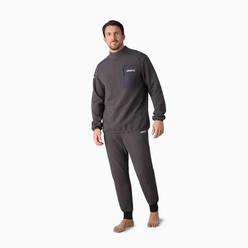 Herren-Sailor-Sweatshirt Musto Storm Fleece Midlayer carbon 2