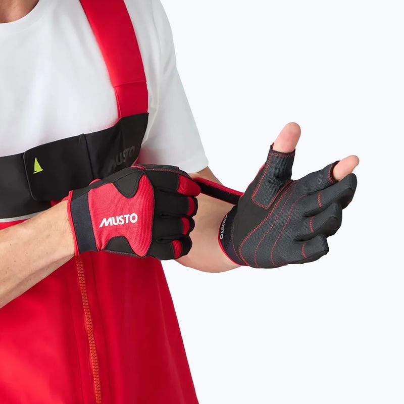Musto Performance Long Finger 2.0 true red Segelhandschuhe 3