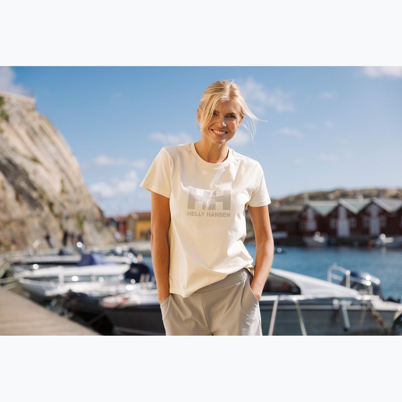 Helly Hansen Damen-T-Shirt Logo 3.0 creme 3