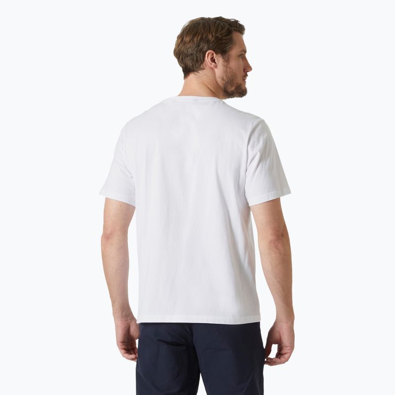 Herren Helly Hansen Logo-T-Shirt 3.0 weiß 2