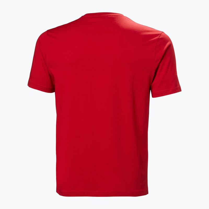 Herren Helly Hansen Logo 3.0 T-shirt rot 5