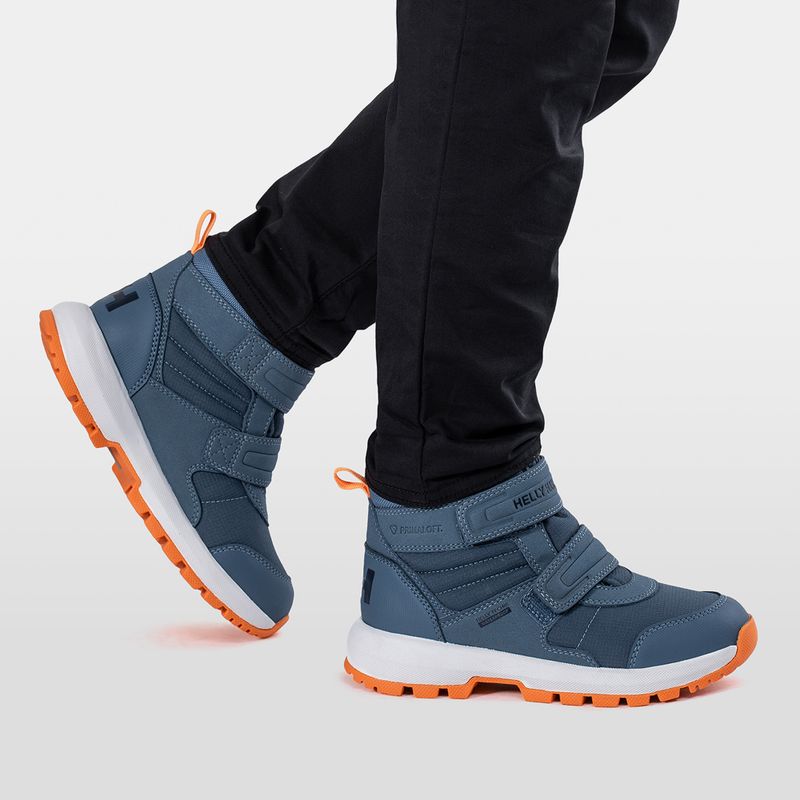 Helly Hansen Jk Bowstring Boot HellyTech Kinderschneestiefel gewaschen navy/papaya 6