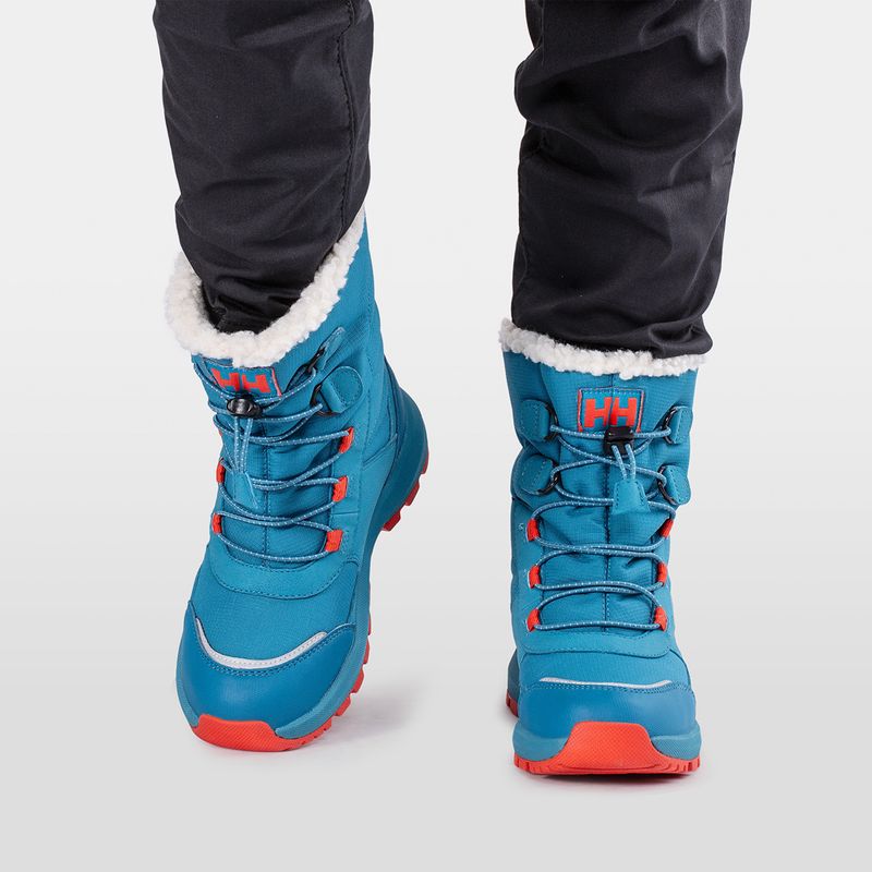 Helly Hansen Jk Silverton Boot HellyTech Kinder Schneestiefel cerulean blau/kirsche tom 7