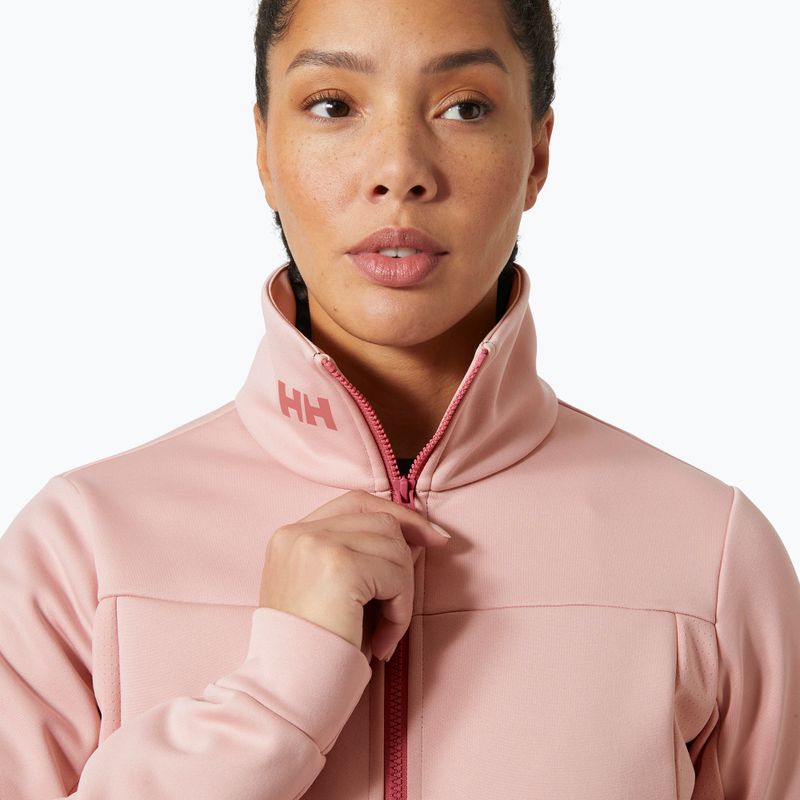 Damen Segel Sweatshirt Helly Hansen Crew Fleece rosa Salz 3