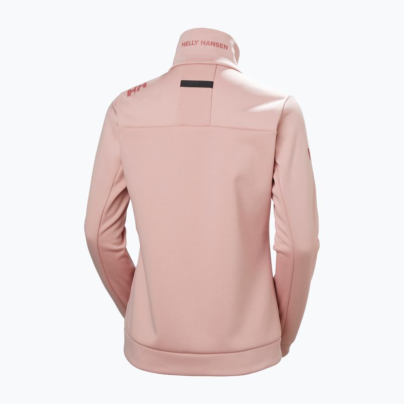 Damen Segel Sweatshirt Helly Hansen Crew Fleece rosa Salz 6