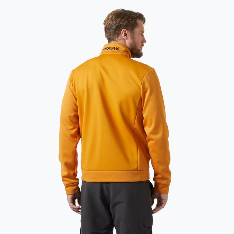 Herren Helly Hansen HP Fleece 2.0 senfgelbes Segel-Sweatshirt 2