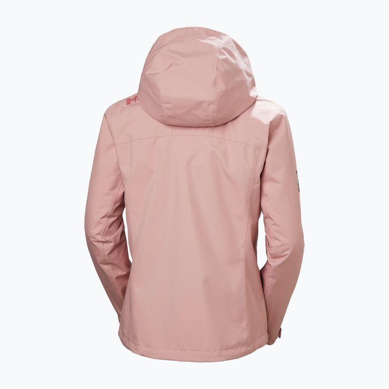 Damen Segeljacke Helly Hansen Crew Hooded Midlayer 2.0 rosa Salz 8