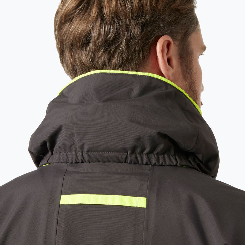 Herren Helly Hansen Pier 4.0 Senf Regenjacke 4
