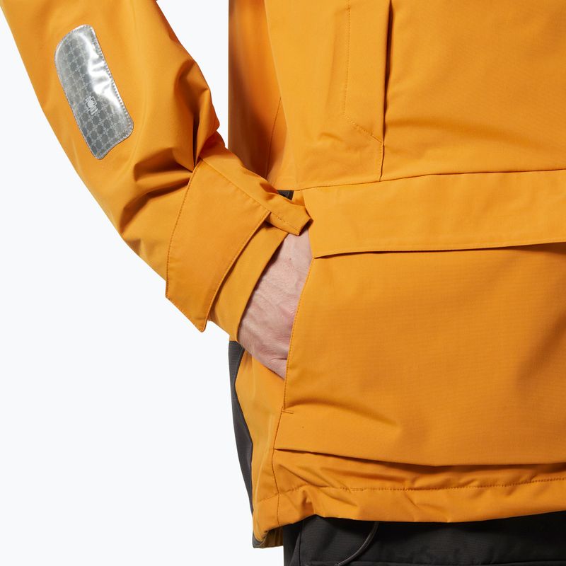 Herren Helly Hansen Pier 4.0 Senf Regenjacke 7
