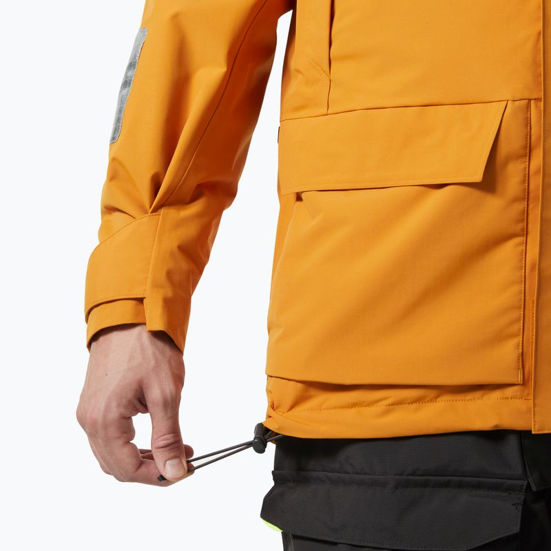 Herren Helly Hansen Pier 4.0 Senf Regenjacke 8