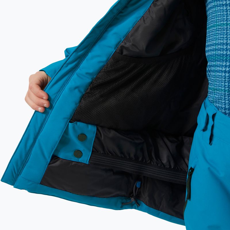 Helly Hansen Alpha azurblaue Skijacke für Kinder 6