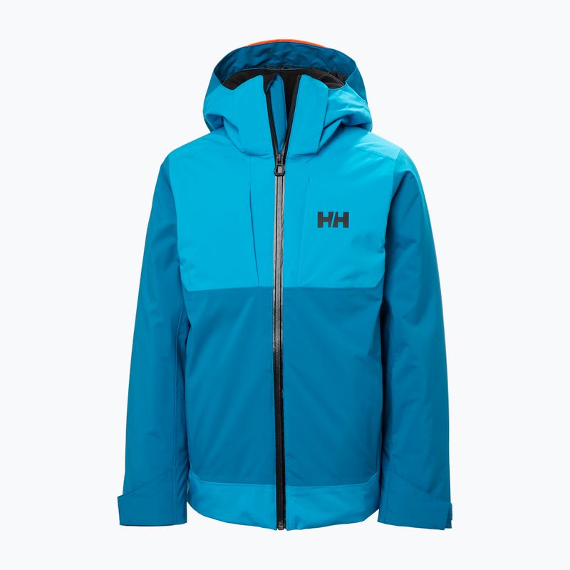 Helly Hansen Alpha azurblaue Skijacke für Kinder 7