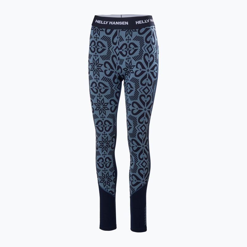 Damen-Thermohose Helly Hansen Lifa Merino Midweight navy nordick rose aop 5