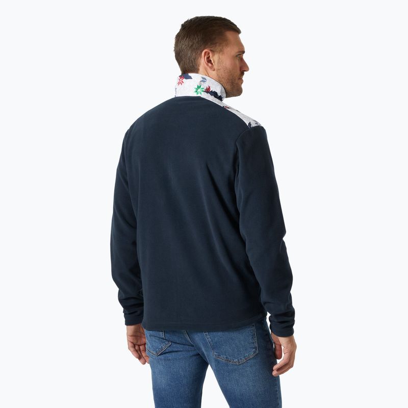Herren Helly Hansen Daybreaker Block Sweatshirt navy cortina aop 2