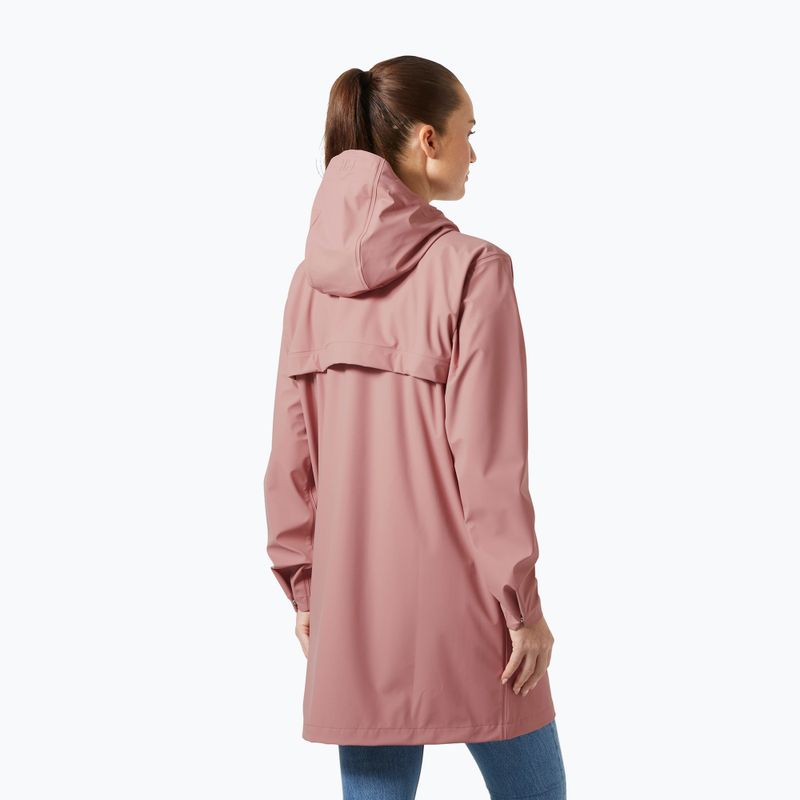 Damen Helly Hansen Moss Regenmantel asch-rosa 2