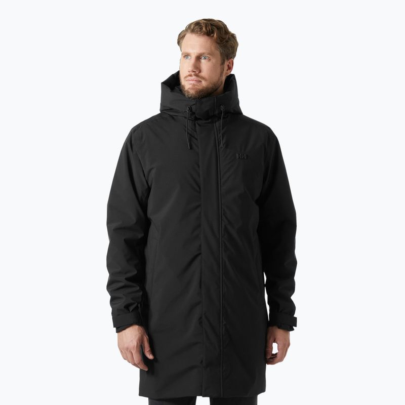 Herren Helly Hansen München Isolierte Regenjacke schwarz