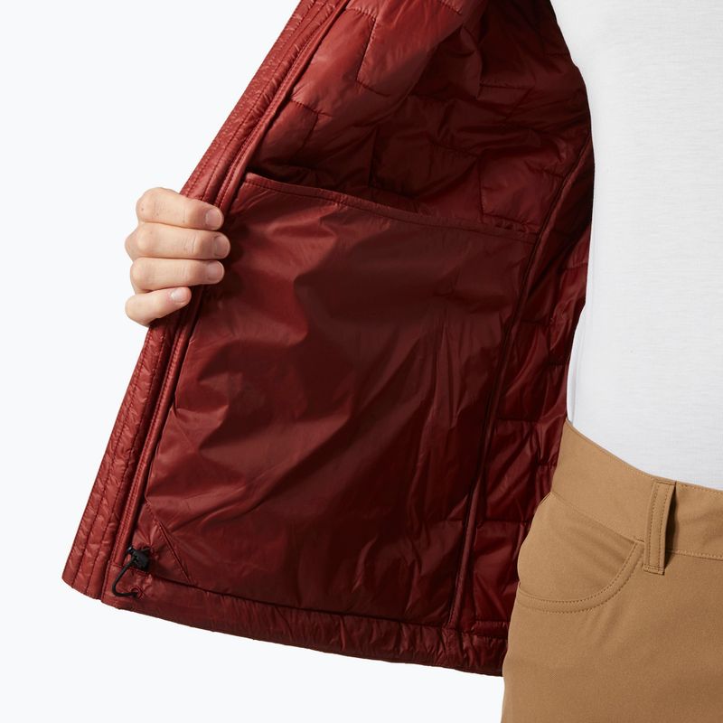 Herren Helly Hansen Lifaloft Hooded Insulator Hybridjacke mars rot 5