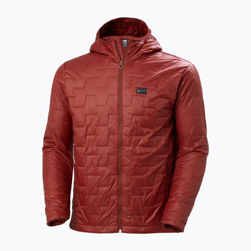 Herren Helly Hansen Lifaloft Hooded Insulator Hybridjacke mars rot 6