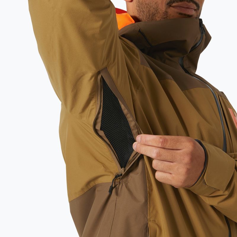Helly Hansen Powdreamer 2.0 Herren Skijacke sepia 5