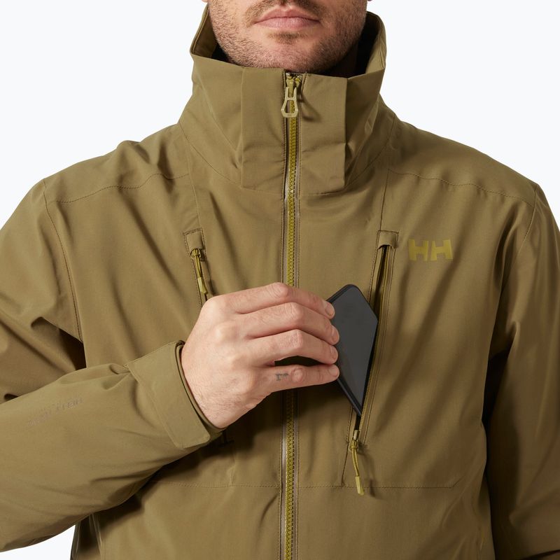 Herren-Skijacke Helly Hansen Alpha 4.0 sepia 5