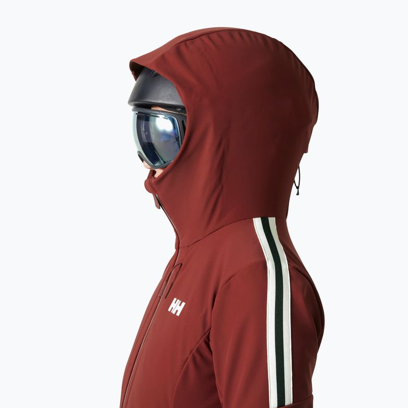 Damen-Skijacke Helly Hansen Avanti 3-In-1 Softshell Jacket mars red 3