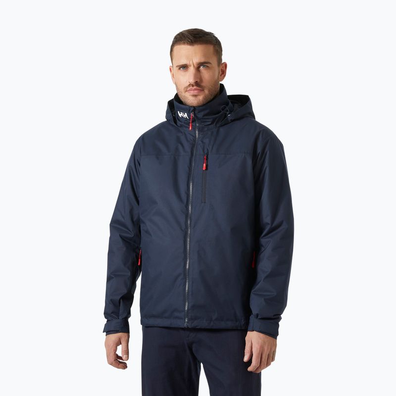 Herren-Segeljacke Helly Hansen Crew Hooded Pile navy