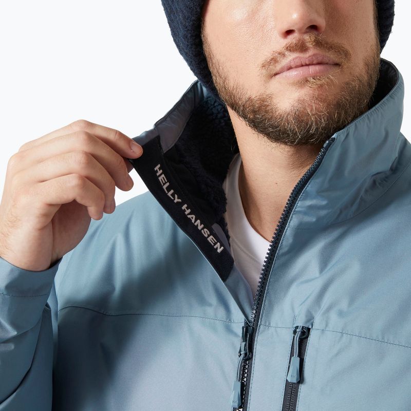 Herren-Segeljacke Helly Hansen Crew Hooded Pile washed navy 2