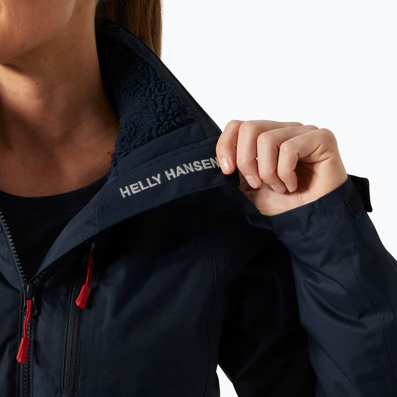 Damen-Seglerjacke Helly Hansen Crew Hooded Pile navy 5