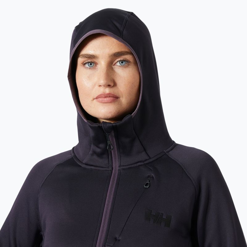Helly Hansen Damen Sweatshirt Odin Thermal Pro Fleece schwarz Traube 3
