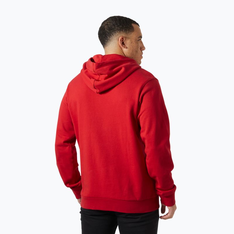 Herrenpullover Helly Hansen HH Logo Hoodie red 2