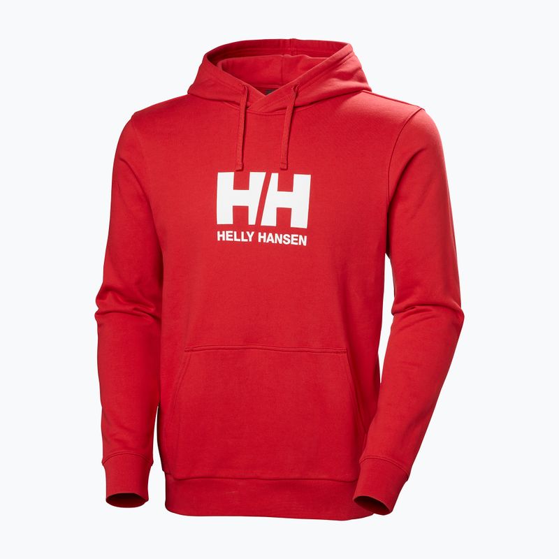 Herrenpullover Helly Hansen HH Logo Hoodie red 5