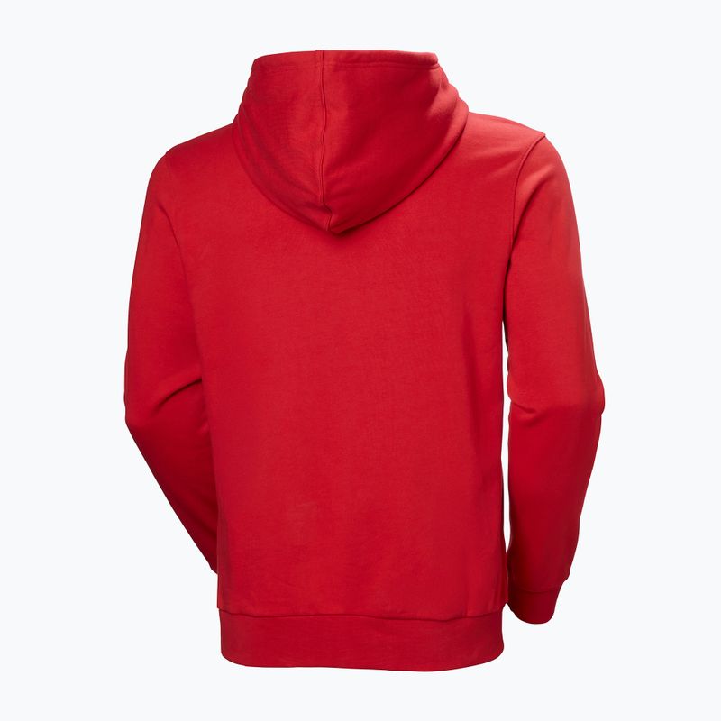 Herrenpullover Helly Hansen HH Logo Hoodie red 6