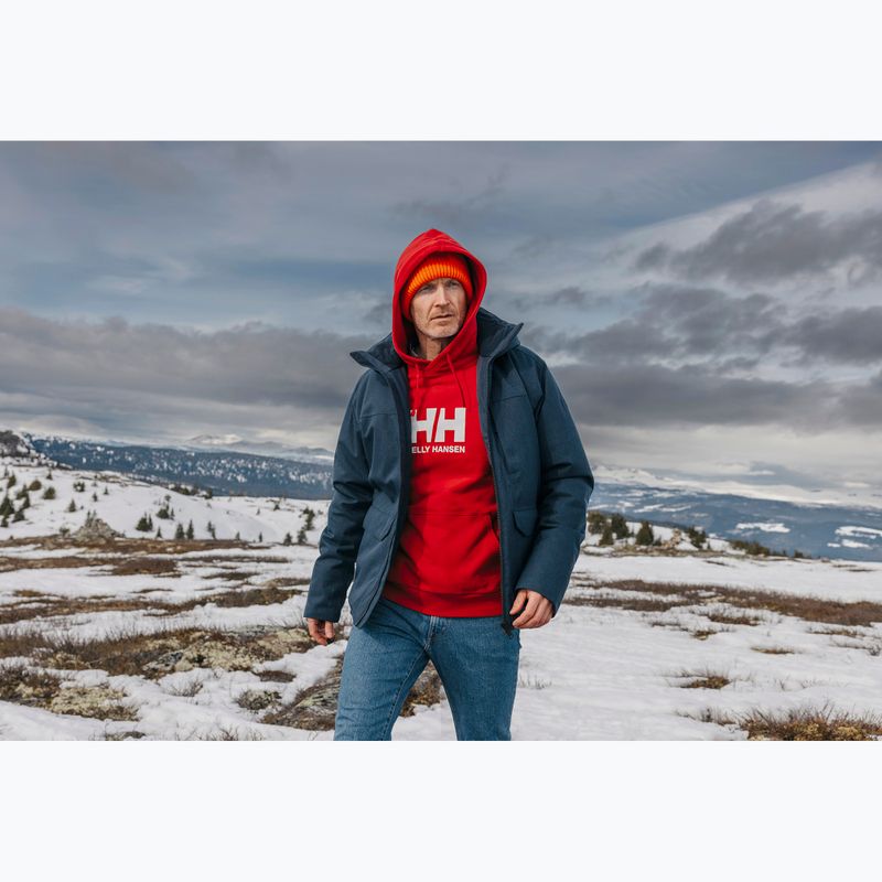 Herrenpullover Helly Hansen HH Logo Hoodie red 7