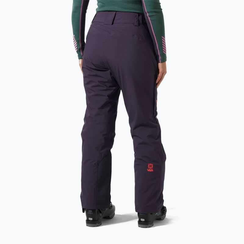 Damen-Skihose Helly Hansen Switch Cargo 2.0 schwarz grape 2