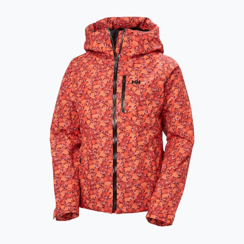 Damen-Skijacke Helly Hansen Valdisere 3.0 red floral aop 9