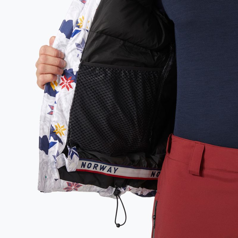 Helly Hansen Herren-Skijacke Kvitfjell Race Puffy weiß olympisch 7