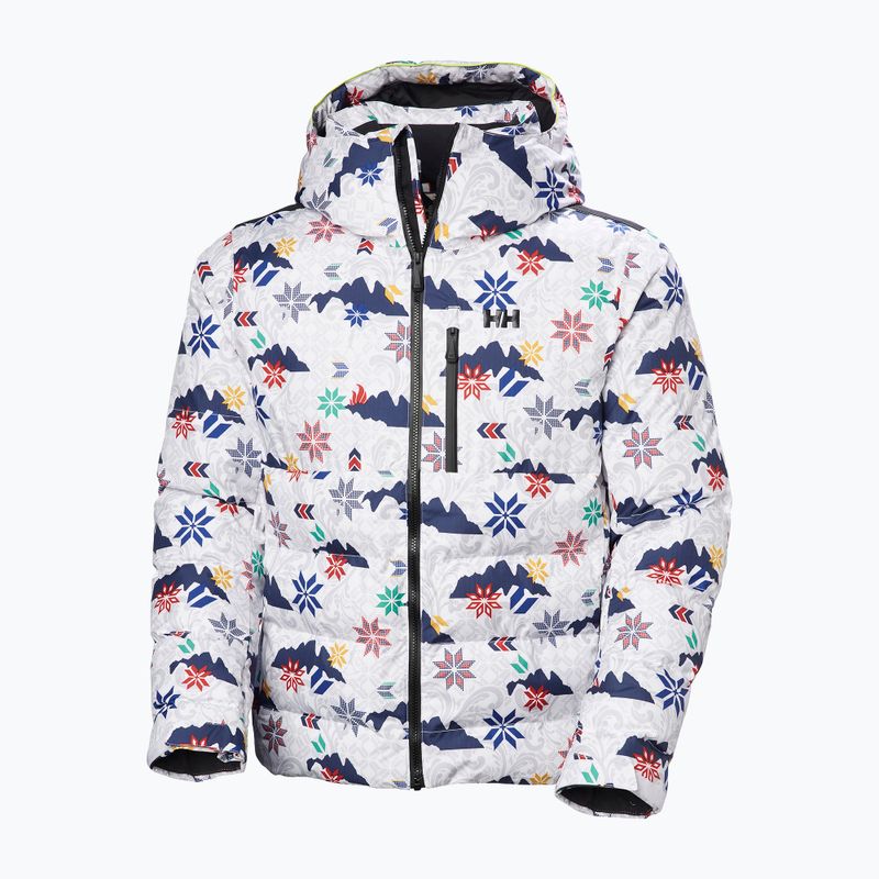 Helly Hansen Herren-Skijacke Kvitfjell Race Puffy weiß olympisch 9