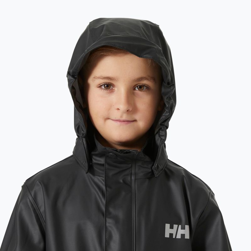 Kinder Segeljacke Helly Hansen Moss black 3
