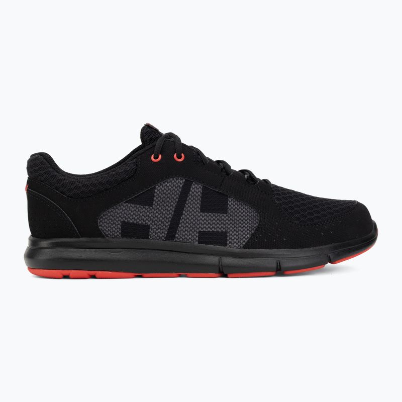 Herrenschuhe Helly Hansen Ahiga V4 Hydropower off black/alert red 2