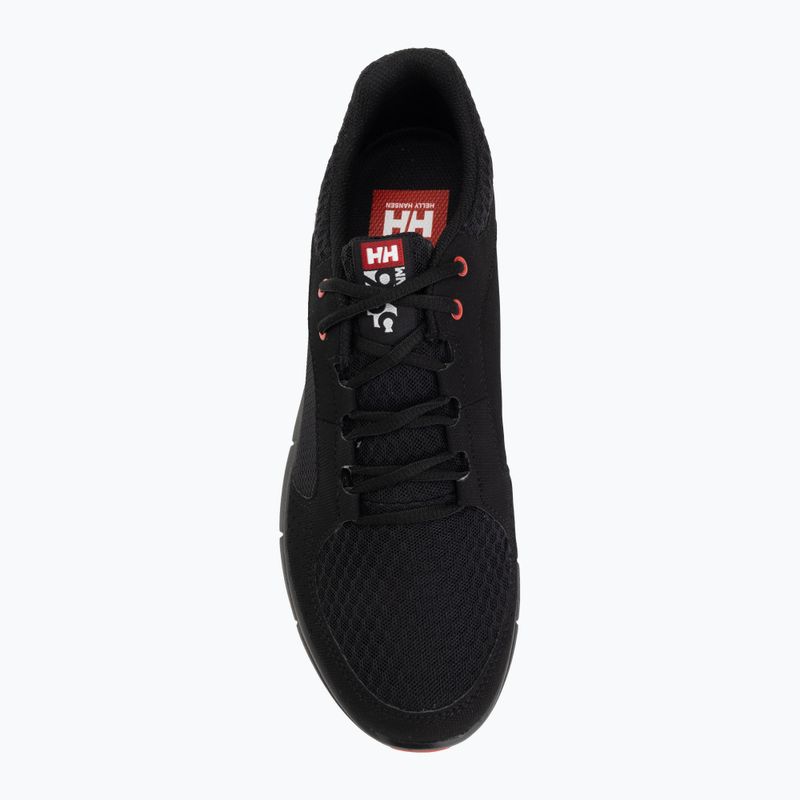 Herrenschuhe Helly Hansen Ahiga V4 Hydropower off black/alert red 5