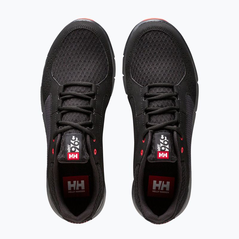 Herrenschuhe Helly Hansen Ahiga V4 Hydropower off black/alert red 6
