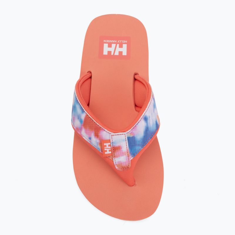 Damen Flip-Flops Helly Hansen Stadt coral almond aop 5