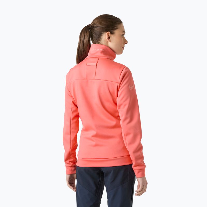 Damen-Segel-Sweatshirt Helly Hansen Crew Fleece sunset pink 2